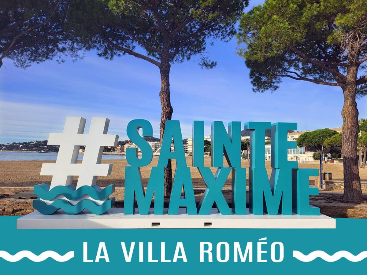 La Villa Romeo, Piscine Et Spa Сен Максим Екстериор снимка